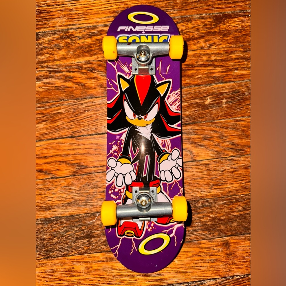 TECH DECK, Finesse X Sonic The Hedgehog Mini Skateboards